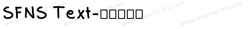 SFNS Text字体转换